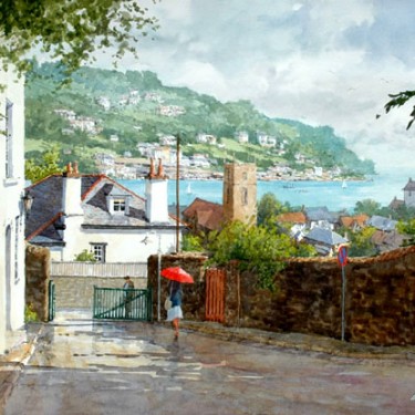 Ian Ramsay - Dartmouth, Devon - Watercolor - 18" x 26"