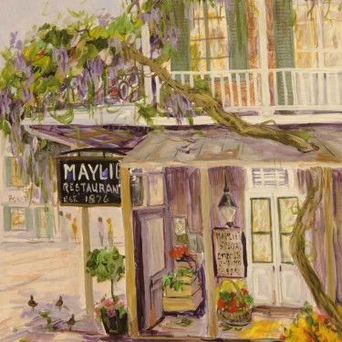Dorothy Spangle - Mayle Restaurant - Oil - 11 x 14
