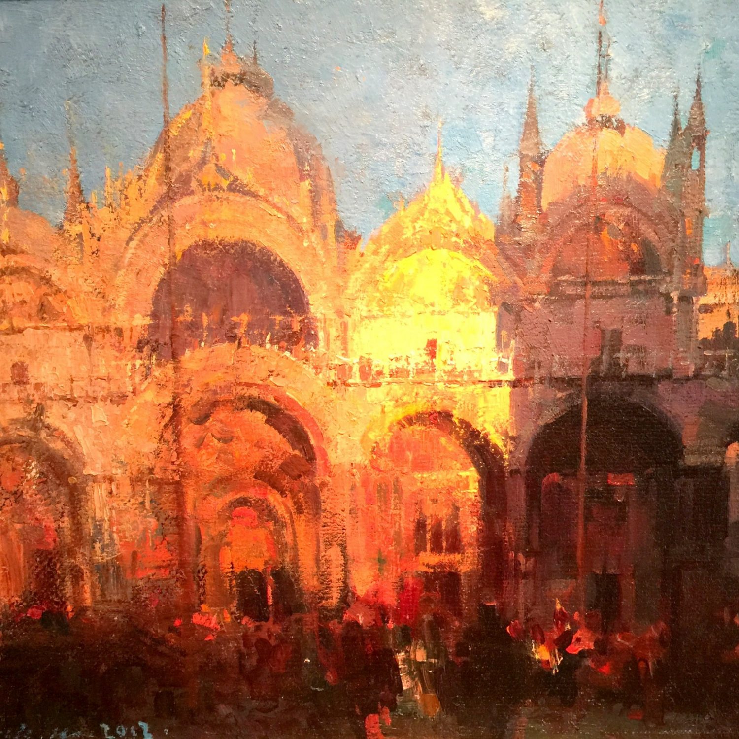 San Marco Sunrise - 20" x 23" - Jove Wang
