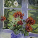 Morning Flowers - 24" x 18" - Oil - Hedi Moran