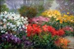 Garden Spectacular - 24" x 36 - Oil on Canvas - Scott Wallis