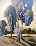 Eucalyptus near Petaluna - 16" x 20" - Acrylic - Jack Cassinetto