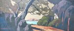 View of East Bay - 14" x 30 - Acrylic - Jack Cassinetto