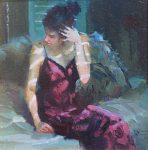 Nightwatch - 12" x 12" - Oil on Canvas - Nancy Crookston