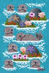 Monterey Bay Otters 8 | 6" x 4" | Merry Kohn Buvia