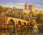 Vieux Pont d'Avignon | 20" x 24" | Pascal Maucourant