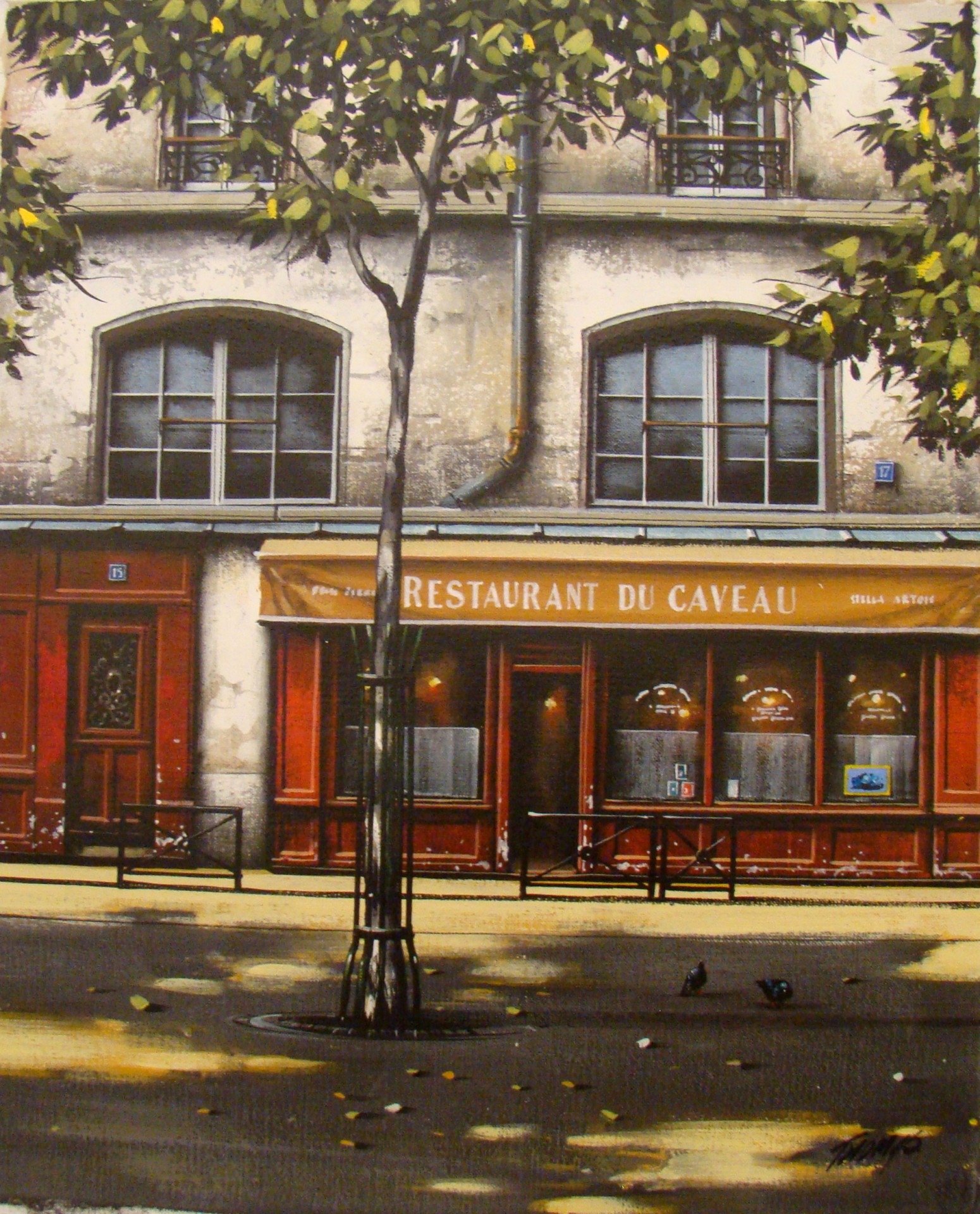 Restaurant du Caveau | 16" x 13" | Thomas Pradzynski