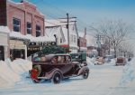 She's Never Seen Snow, 'cept of Course at Christmas Time | 21"x15" | Ken Eberts