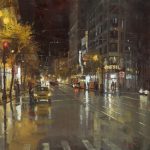 Taxi Stop | 36" x 36" | Richard Boyer
