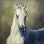 White Arabian | 33″ x 3″ | Vladimir Muhin