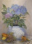 Hydrangea with Treasures | 40″ x 30″ | Dorothy Spangler