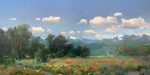 Poppy Field Victor Idaho | 20" x 38" | Ovanes Berberian