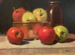 Apples & Copper Bowl | 12″ x 16″ | Gerald Julien Griffin