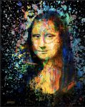Fusion Renaissance Mona Lisa | 50" x 40" | Johansen