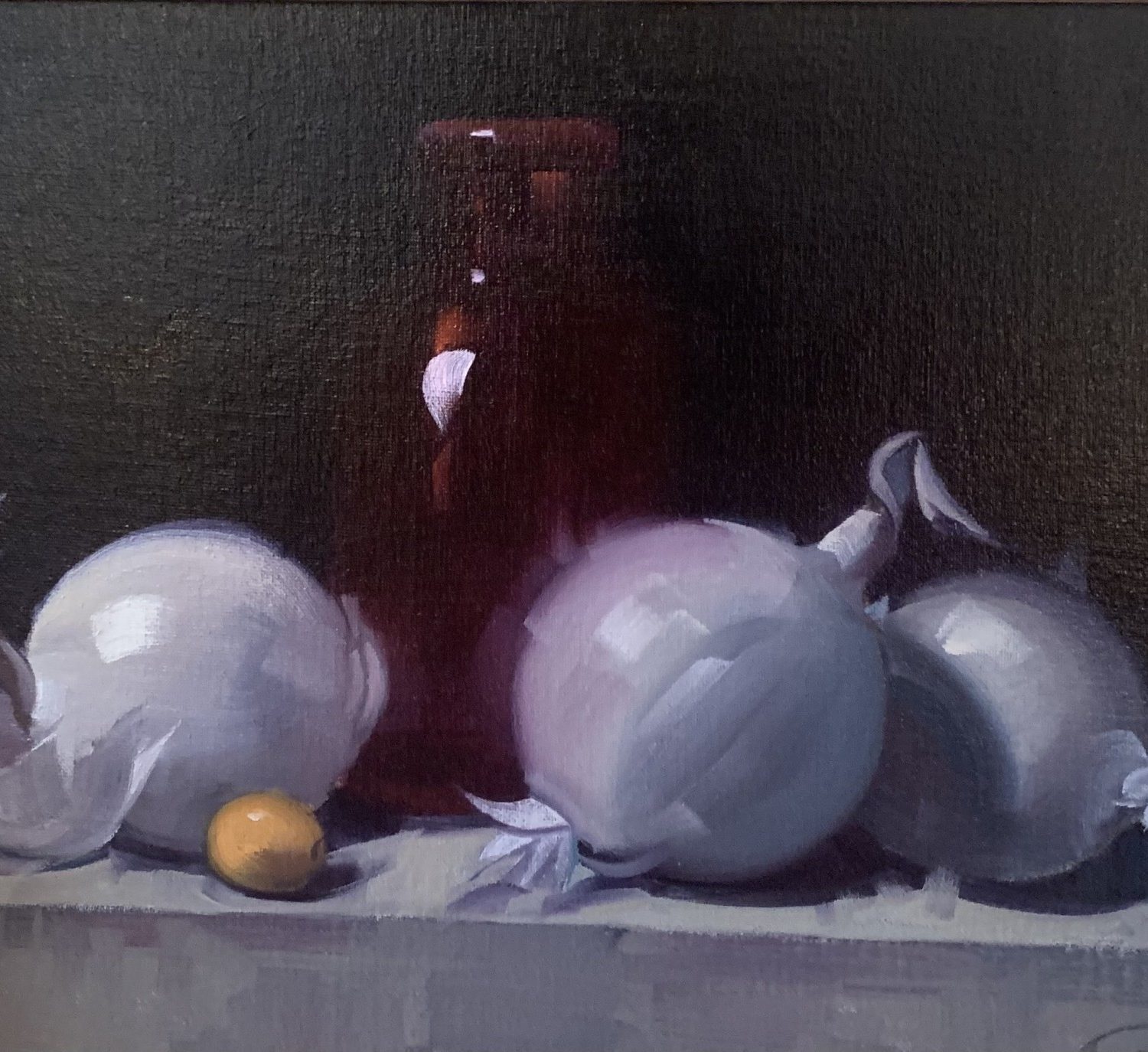 Onions & Red Bottle | 12" x 16" | Griffin