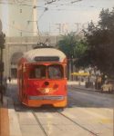 Orange Trolley | 24" x 20" | Boyer