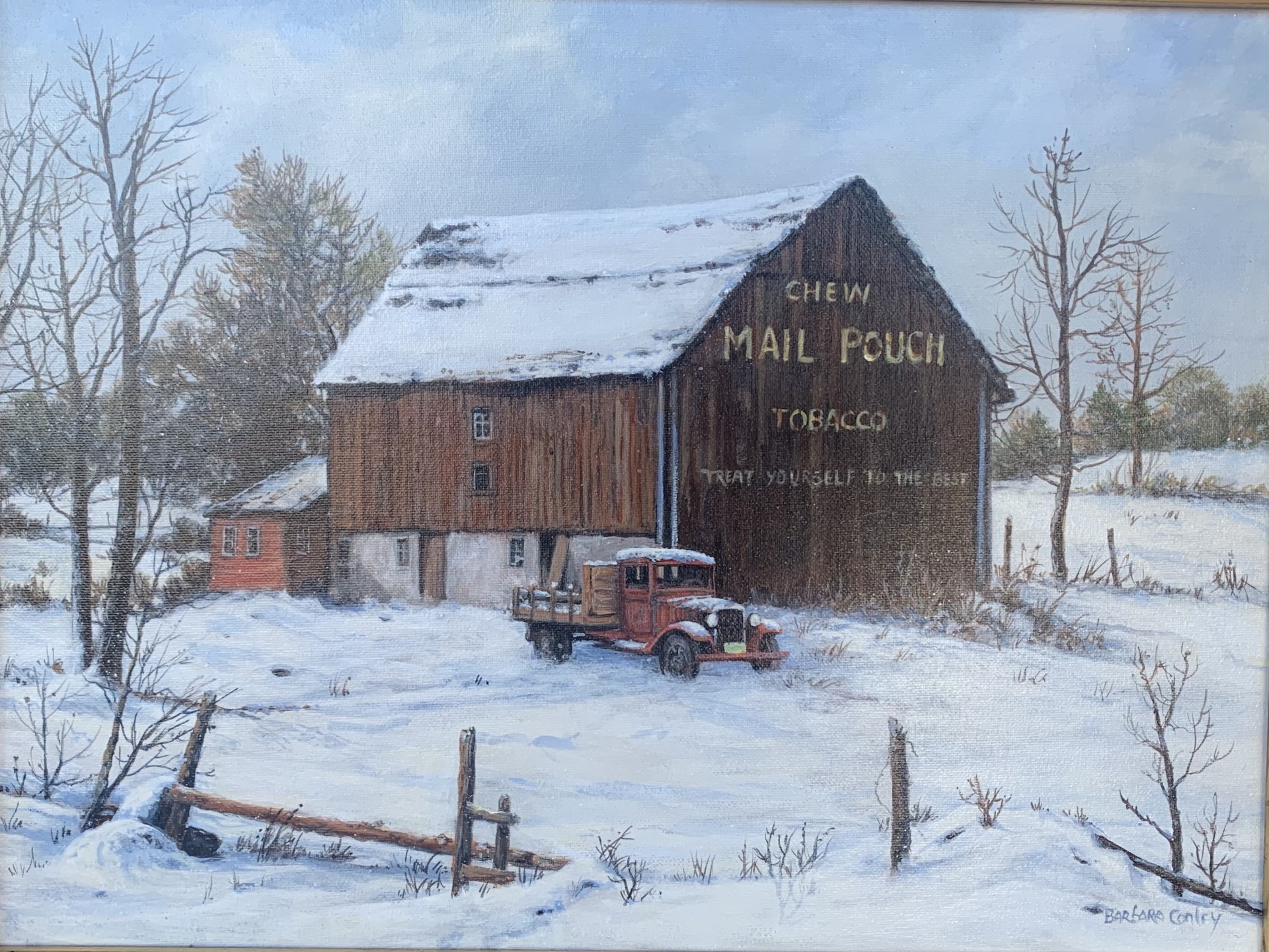 Mail Pouch Barn | 12" x 16" | Conley