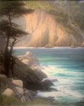 Bluefish Cove Point Lobos | 18" x 14" | Linsky
