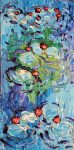 Water Lilies of Colorful Reflection | 40" x 20" | Dupuy