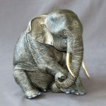 Elephant Papa | 12" x 13" | Stein