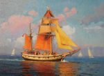 Tall Ship | 18" x 24" | Liang