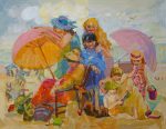 DAY AT THE BEACH | 11" x 14" | L Titovets