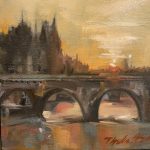 Over the Seine | 8" x 8" | Stratton