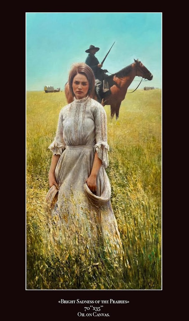 Bright Sadness of the Prairies | 70" x 35" | Muhin