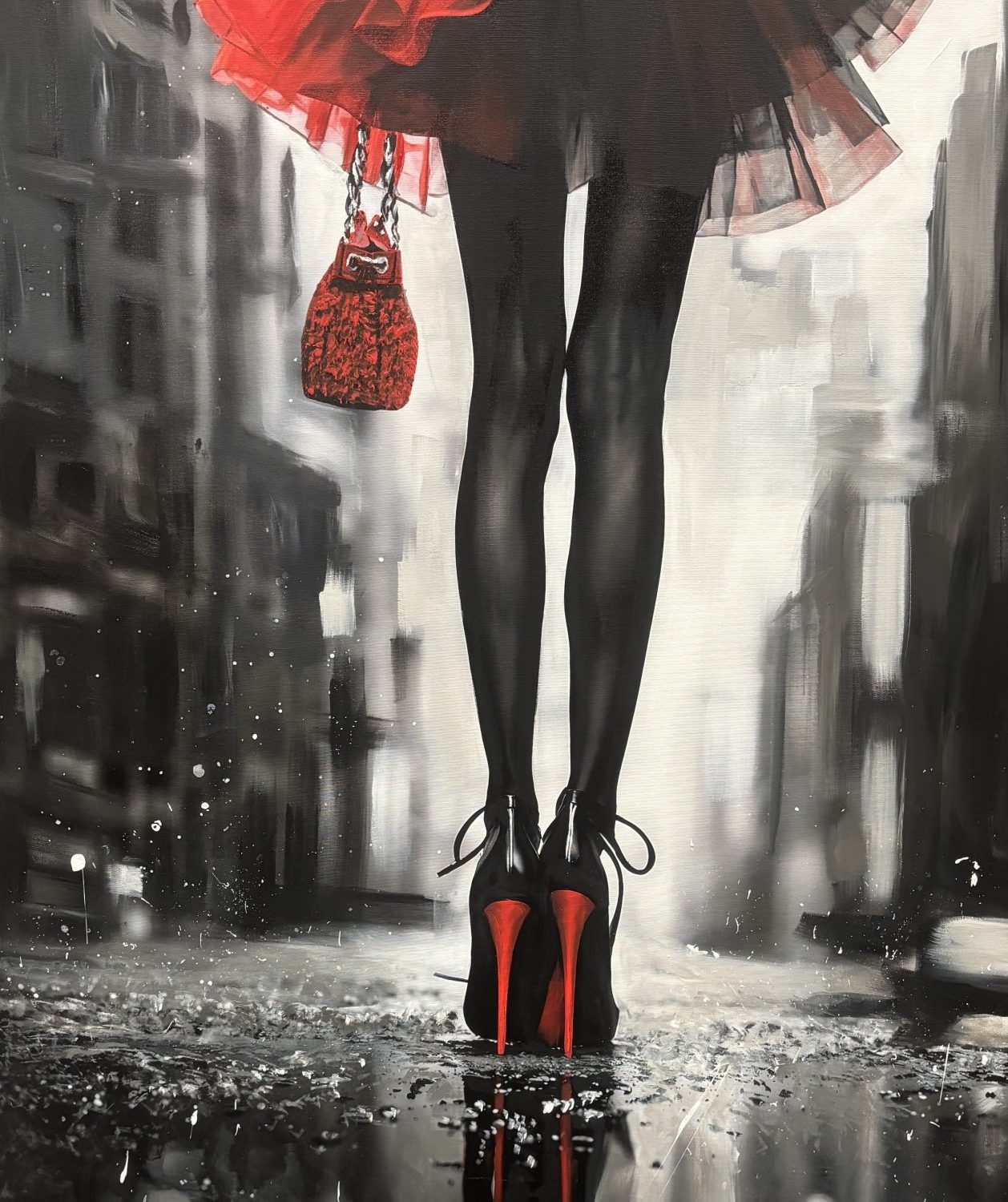 Rain Rouge & Reverie | 50" x 34" | Johansen