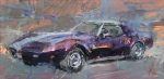Purple Corvette | 6" x 12" | Yatomi