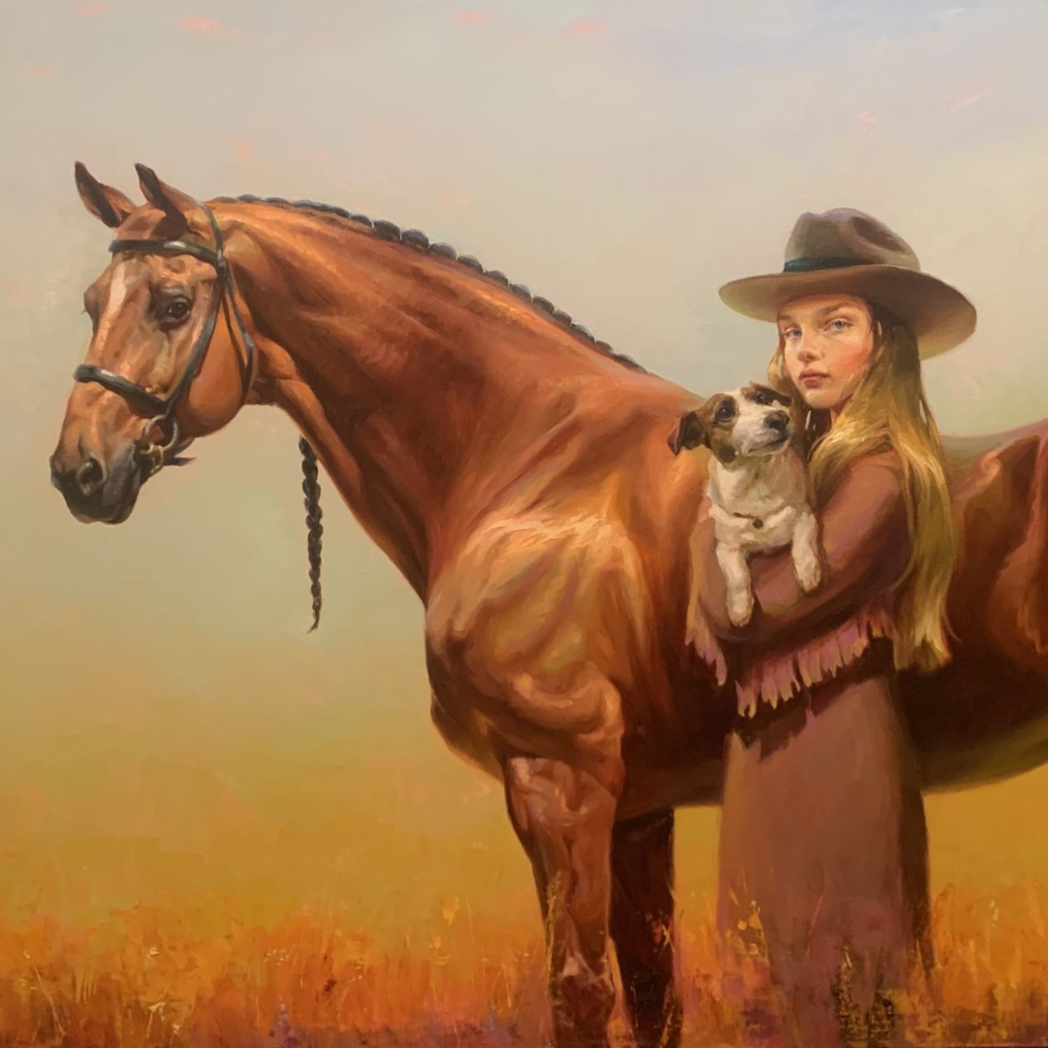 Three's Company | 40" x 50" | Lyubovnaya