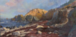 Pacific coast of Montara Ca | 15" x 30" | Yu