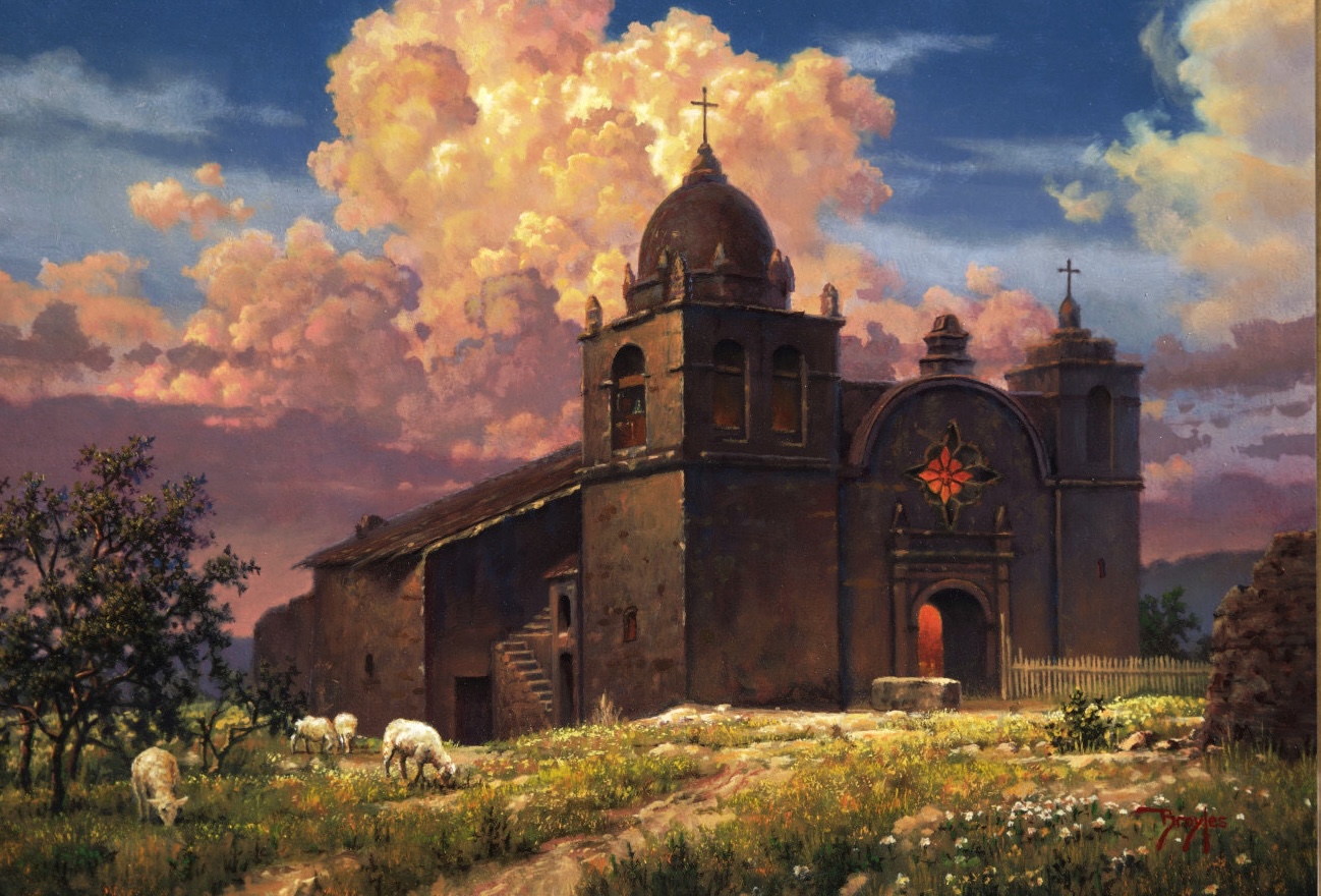 Mission Carmel Circa 1875 | 9" x 13" | Broyles