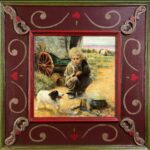 Echo of the Trail | 21" x 21" | Muhin