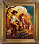 The Gold of the Fading Day | 31" x 27" | Muhin