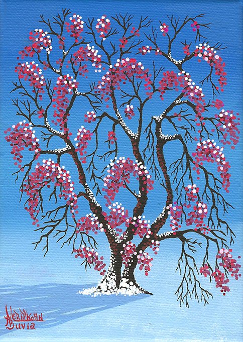 A Little Snow 1 | 7" x 5" | Kohn