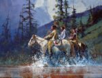 Warriors Three | 24" x 30" | Hagan