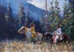 Warriors Two | 22" x 30" | Hagan