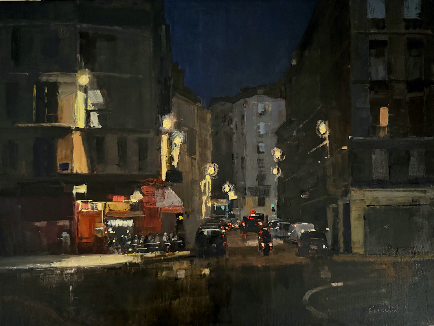 Night Cap | 18" x 24" | Gandiol