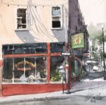 Cafe Trieste | 12" x 12" | Savellano