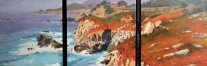 Rugged Coast Beauty | 30" x 90" Mike Bagdonas