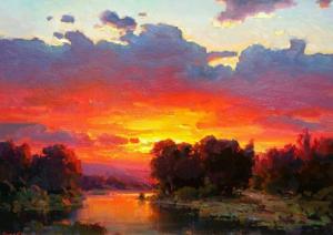 November Sunset | 32" x 45" | Ovanes Berberian