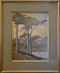 Cypress By the Sea | 24″ x 18″ | Jack Cassinetto