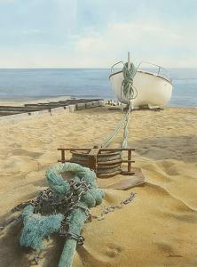 Docked for the Day | 27" x 20" | Iban Navarro