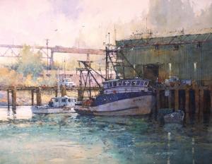 Astoria Cannery Dock | 13" x 17" | Ian Ramsay
