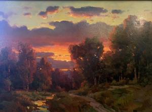 Sunset by the Rivers Edge | 23" x 31" | Ovanes Berberian