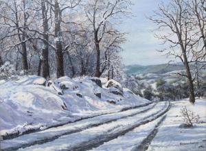Snowy Morning | 12" x 16" | Barbara Conley