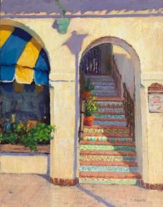The Stairs on Dolores | 14" x 11" | Tatyana Fogarty
