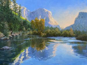Yosemite Valley View Morning Reflections | 18" x 24" | Fogarty