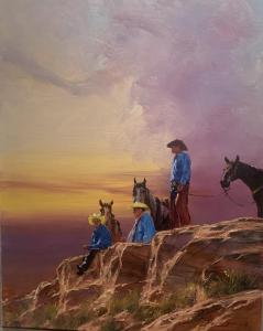 Taking It In | 30 x 24 | Hagan